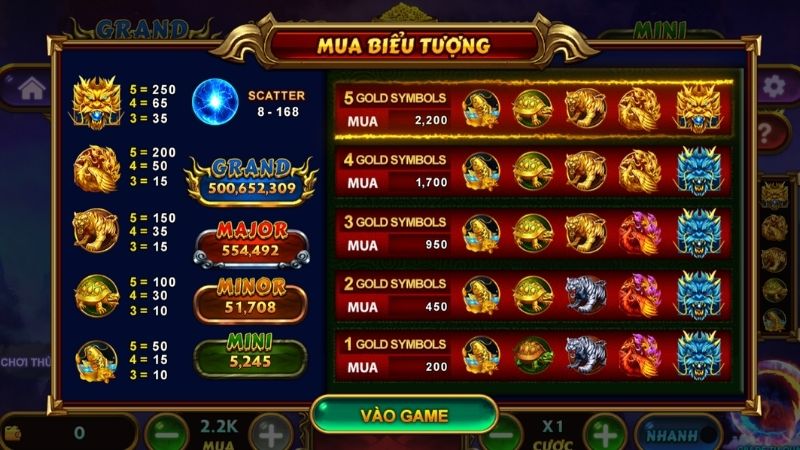 Kho Báu Tứ Linh Tựa Game Slot Đỉnh Cao và Bí Kíp Ăn Tiền